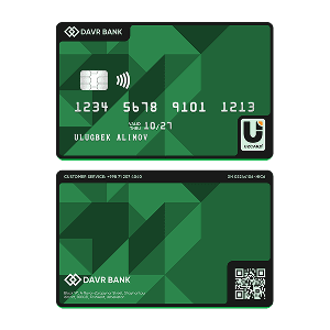 Пластик карта UZCARD